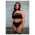 Le Désir Plus Size - 3-delige lingerie set - zwart (XL-4XL)