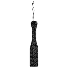 Ouch - paddle met diamanten patroon - luxe - zwart