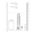 RealRock - doorzichtige realistische dildo - transparant - 17cm