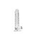 RealRock - doorzichtige realistische dildo - transparant - 17cm