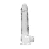 RealRock - realistische dildo - transparant - 22 cm
