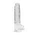 RealRock - realistische dildo - transparant - 22 cm