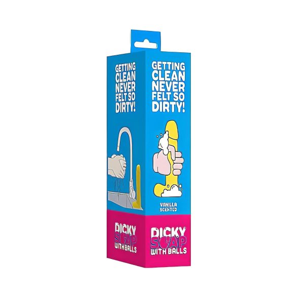 Dicky - zeep penis met ballen - vanille (210g)