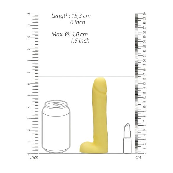 Dicky - zeep penis met ballen - vanille (210g)