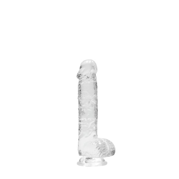 RealRock - realistische dildo - transparant - 15cm