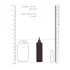 Ouch Chocolate - massagekaars - chocoladegeur - paraffine - 100g
