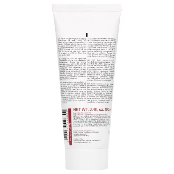 Pharmquests Gene White - huidbleek crème - 100ml