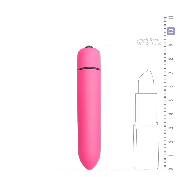 Easytoys - mini vibrator - waterdicht - roze