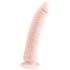 Easytoys - zuignap dildo van 100% siliconen (21cm) - natuur