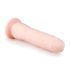 Easytoys - zuignap dildo van 100% siliconen (21cm) - natuur