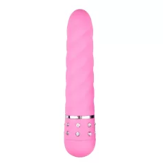 Easytoys Diamond - vibrator staaf getwist - siliconen pink