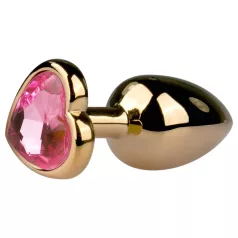 Easytoys - anale plug metaal - goud roze - 2,5 cm