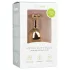 Easytoys Metal No.7 - anaal plug kegelvorm - goud met roze steen - 3 cm