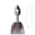 Easytoys Fox NO5 - metalen buttplug met vossenstaart - zilver