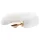Easytoys Fox NO13 - metalen buttplug met vossenstaart - goud-wit