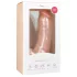 Easytoys - dildo met zuignap en ballen - 20 cm - huidskleur