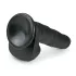 Easytoys - dildo met ballen en zuignap - zwart - 22,5 cm