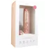 Easytoys - dildo met zuignap en ballen - groot 26,5cm - huidskleur