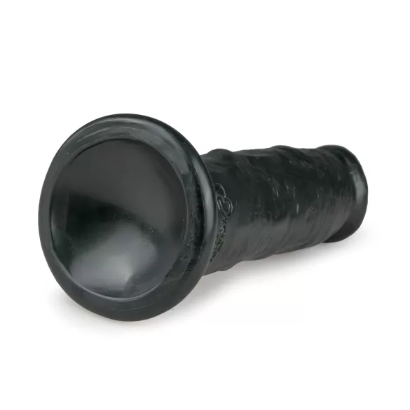 EasyToys - realistische dildo met zuignap (15,5 cm, zwart)