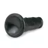 EasyToys - realistische dildo met zuignap (15,5 cm, zwart)