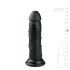 EasyToys - realistische dildo met zuignap (15,5 cm, zwart)