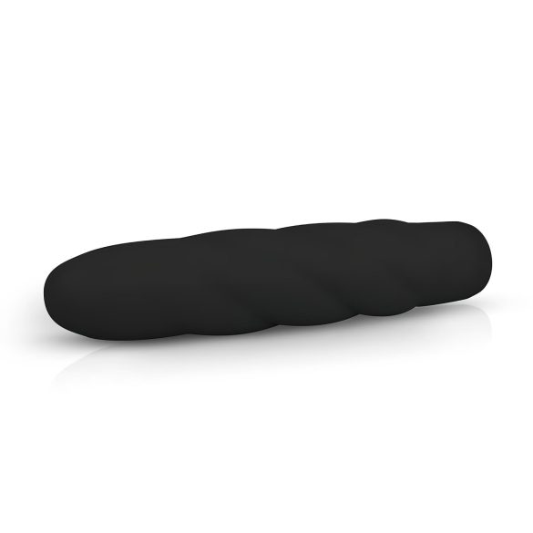 Easytoys Power Vibe - vibrator staaf - getwist - siliconen zwart