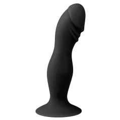 Easytoys - dildo met eikel - met zuignap - zwart