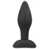 Easytoys - siliconen buttplug - klein (zwart)