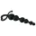 EasyToys - anale dildo met kralen - siliconen - zwart