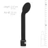 Easytoys - G-spot vibrator - slank ontwerp - zwart