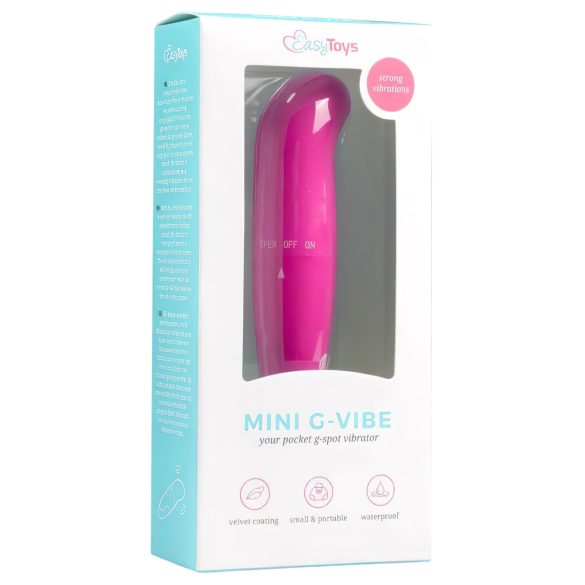 EasyToys - Mini G-spot vibrator - roze