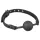 EasyToys - siliconen ballgag (zwart)