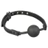 EasyToys - siliconen ballgag (zwart)