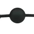 EasyToys - siliconen ballgag (zwart)