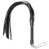 Easytoys - flogger zweep - zacht kunstleer - zwart