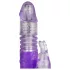 Easytoys Bunny - rabbit vibrator - roterend en stotend - siliconen paars