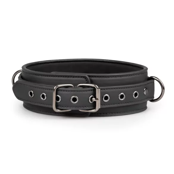 Easytoys - fetis halsband met lijn - zwart