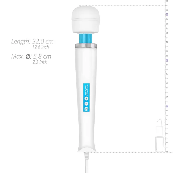 MyMagicWand - krachtige massage vibrator - wit/blauw