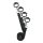 Easytoys - Bed Bondage Set (zwart)