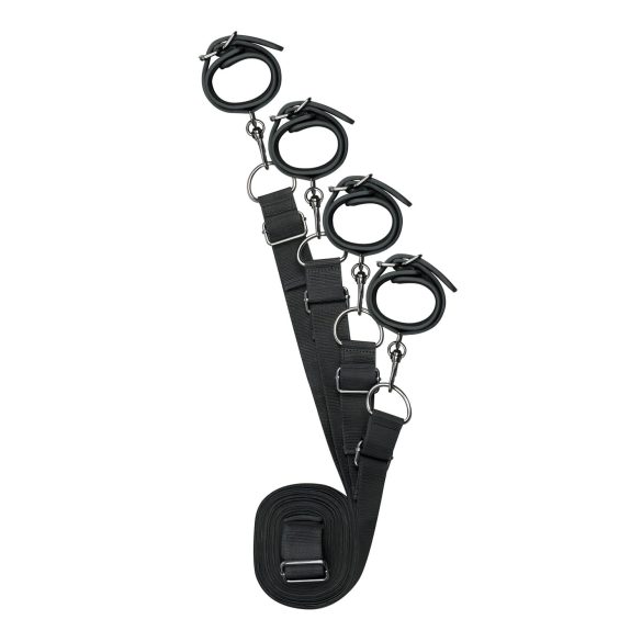 Easytoys - Bed Bondage Set (zwart)