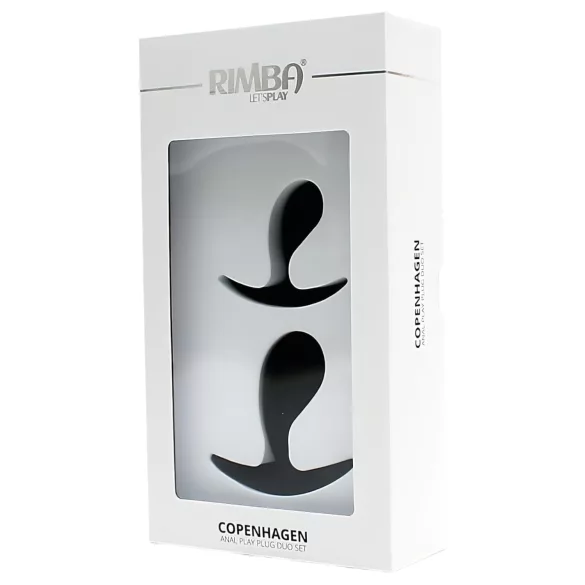 Rimba Copenhagen - anaal plug set - zwart - 2 stuks