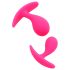 Rimba Copenhagen - buttplug set - siliconen - roze - 2 stuks