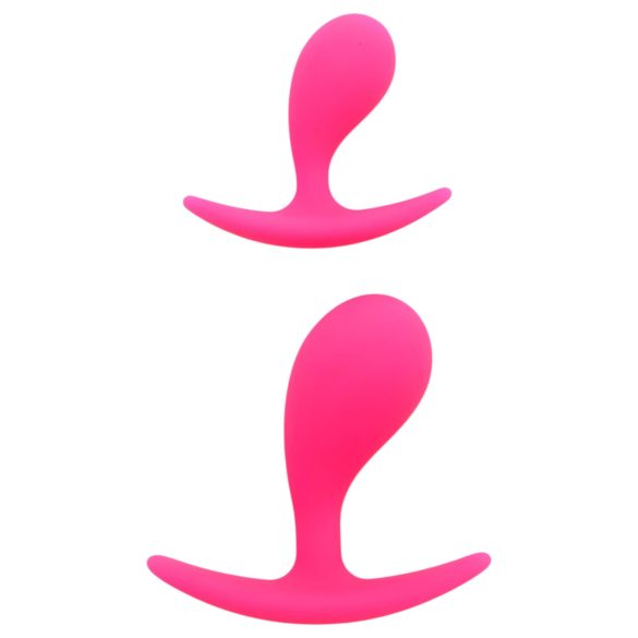 Rimba Copenhagen - buttplug set - siliconen - roze - 2 stuks