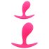 Rimba Copenhagen - buttplug set - siliconen - roze - 2 stuks