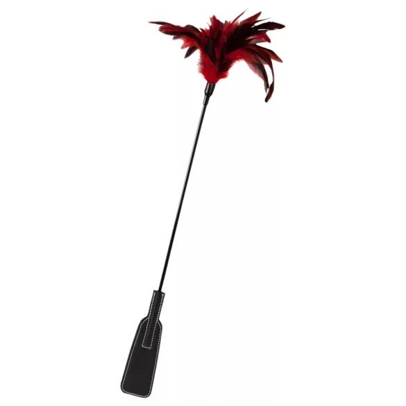 GP Feather - zweep en verenstrel - rood