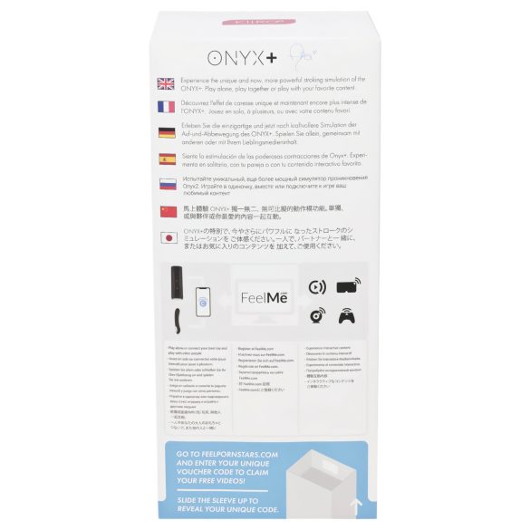 Kiiroo Onyx+ Asa Akira Experience - interactieve masturbator - zwart