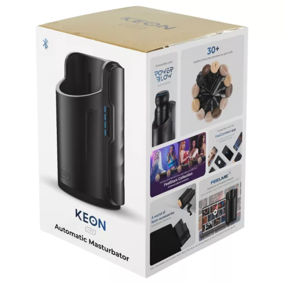 Kiiroo Keon - automatische masturbator - wifi afstandsbediening - zwart