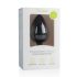 Easytoys Diamond - zwarte anale plug met witte steen (groot)