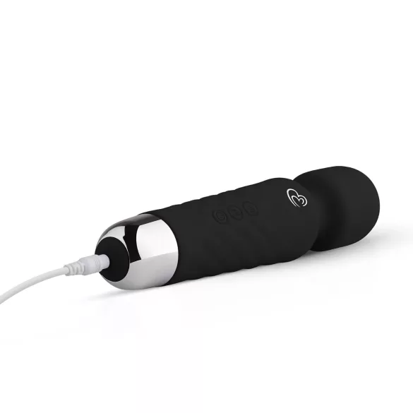 EasyToys - mini wand vibrator - oplaadbaar - zwart