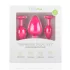 Easytoys Diamond - anaal plug set - siliconen - roze